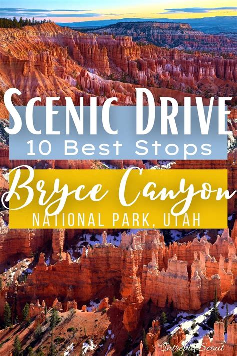 10 Best Stops On Scenic Drive In Bryce Canyon Scenic Drive National