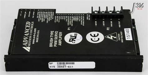 15140 Advanced Motion Controls Brush Type Pwm Servo Amplifier X15 30a8t