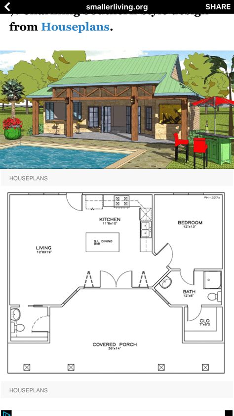 Free Small Pool House Plans With Low Cost Home Decorating Ideas