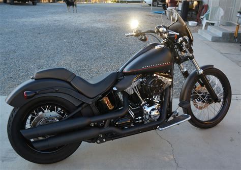 2012 Harley Davidson Fxs Softail Blackline Black Denim Canyon