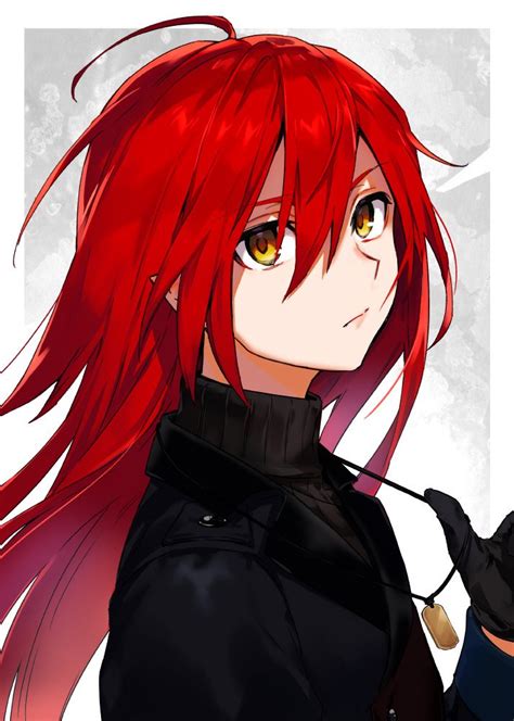 Ninari Ryoga Red Hair Girl Anime Anime Red Hair Red Hair Anime