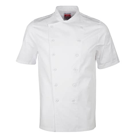 Jonsson Workwear Men S Short Sleeve Luxury Chef Jacket