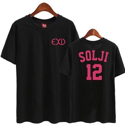 Exid Concert Supportive T Shirt For Summeer Style Exid Member Name