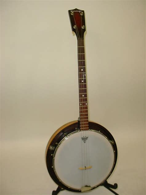 Vintage Kalamazoo By Gibson 4 String Tenor Banjo Reverb