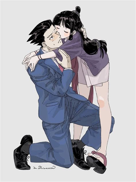 Phoenix Wright And Maya Fey Ace Attorney Drawn By Omenhohoho Danbooru