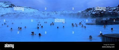 People In The Blue Lagoon A Geothermal Spa And One Of The Most Popular