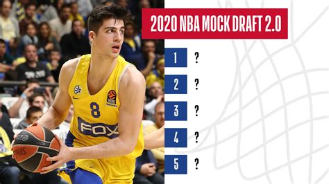 We looked at the latest projections to make stronger predictions. 2020 NBA Mock Draft 2.0: Which players moved closer to the ...