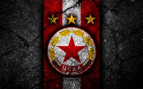 Your browser does not support the video. Download wallpapers 4k, CSKA Sofia FC, logo, Parva Liga ...