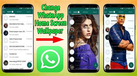 How To Change Whatsapp Home Screen Wallpaper Change Whatsapp