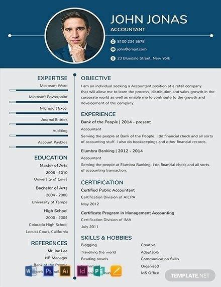 Address ∙ phone number ∙ email address. 92 free photo resume templates word psd indesign | Cv words, One page resume, Cv template