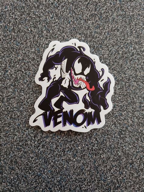 Venom Supervillain Sticker Decal Su Elección Marvel Etsy