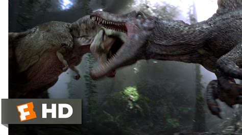 Jurassic Park 3 3 10 Movie CLIP Spinosaurus Vs T Rex 2001 HD