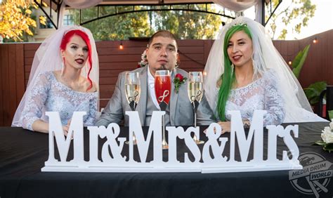 Polyamorous Throuple Get Married In A Traditional Ceremony Media Drum
