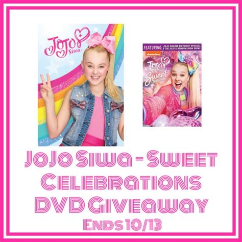 Jojo Siwa Sweet Celebrations Dvd Giveaway Ends 1013 S8r8l33
