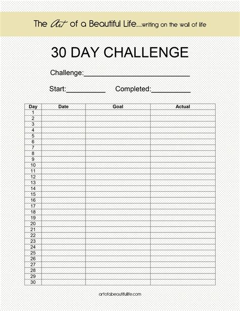 Blank 30 Day Calendar Template Free Letter Templates