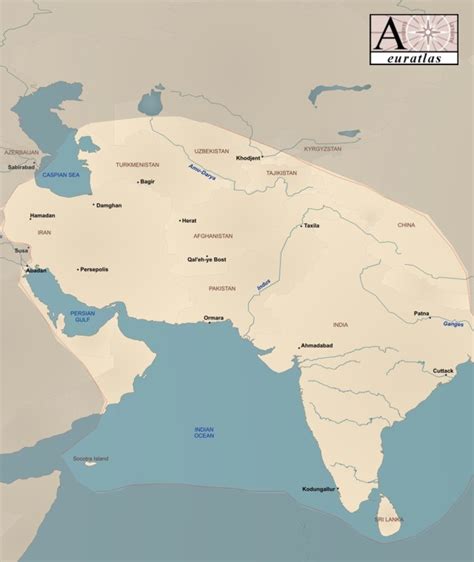 Close Up Fun Map Of Modern Mesopotamia