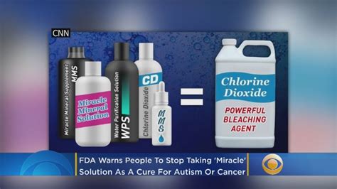 Fda “miracle Mineral Solution” An Industrial Bleach That The Defendants Claim Is A Cure For