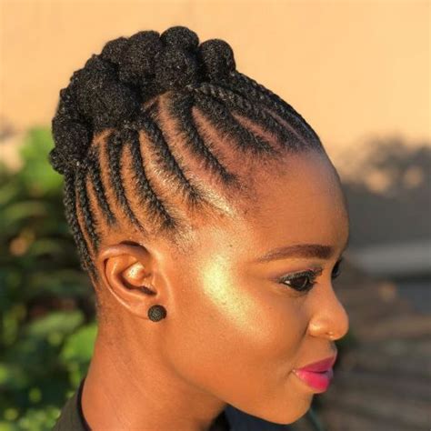 Unlike your normal braiding pattern, this style requires continuous addition of hair to the braiding process. 75 Most Inspiring Natural Hairstyles for Short Hair in 2020