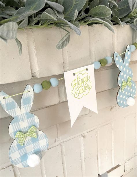 Diy Bunny Garland Cottage At The Crossroads