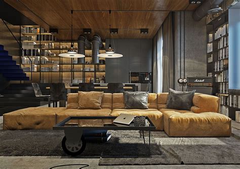 Industrial Style Living Room Design The Essential Guide Industrial