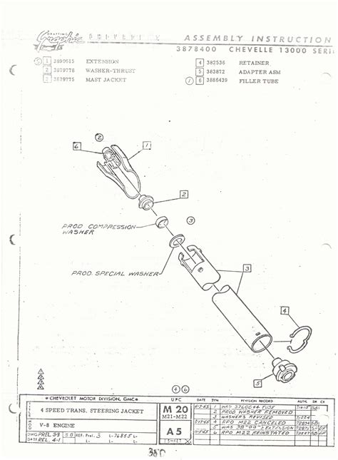 Sourcing 66 Steering Column Parts Chevelle Tech