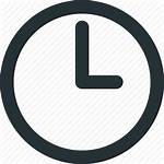 Icon Hours Clock Tracking Analog Vectorified