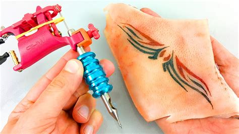 How To Make Tattoo At Home With Tattoo Machine Tattoo Making On Hand