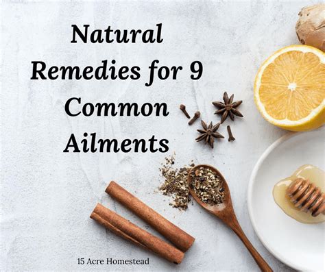Natural Remedies For 9 Common Ailments 15 Acre Homestead