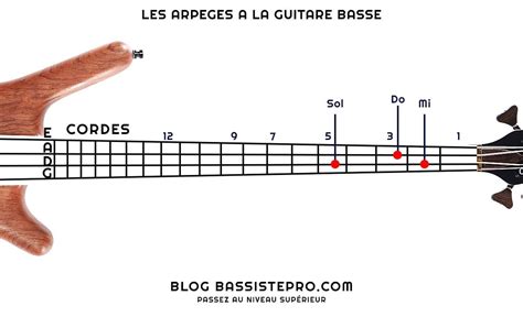 Les Arpèges à La Guitare Basse Blog Cours De Basse