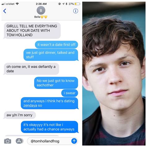Thats Me 😢 Tom Holland Imagines Tom Holland Spiderman Tom Holland Fanfiction