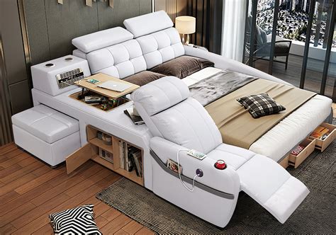 Monica Multifunctional Smart Bed Futuristic Furniture In Smart Bed Unique Bed Design
