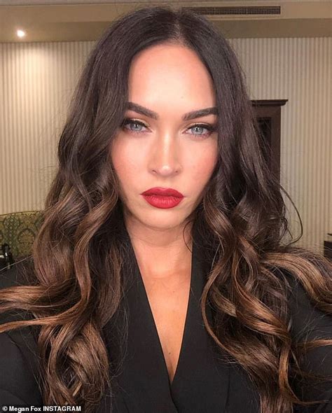 Megan Fox Looks Absolutely Radiant As She Works Glossy Red Lips And