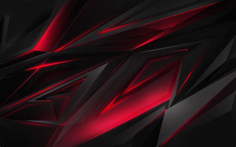 Polygonal Abstract Red Dark Background Hd Abstract 4k Wallpapers