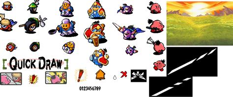 The Spriters Resource Full Sheet View Kirby Nightmare In Dream