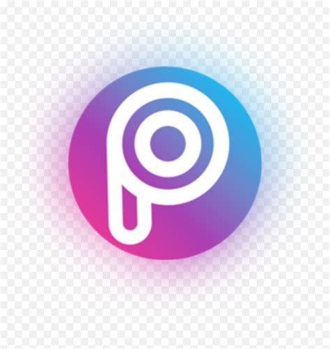 Picsart Logo Neon Icon Circle Freetoedit Circle Pngpicsart Logo