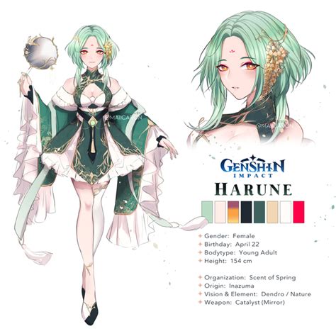 Made An Original Character For Genshin Genshin Impact Fantasy