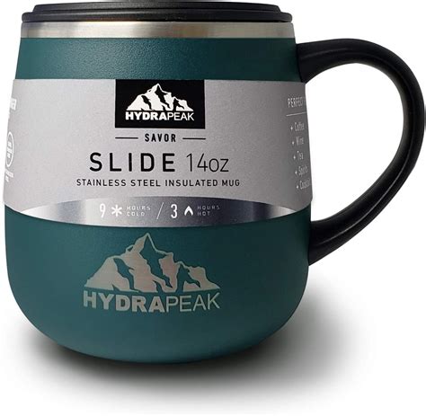 Hydrapeak 14oz Double Vacuum Insulated Coffee Mug