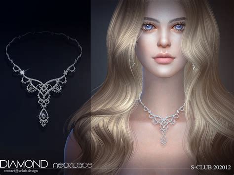 The Sims Resource Ll Necklace 202012 By S Club Sims 4 Downloads
