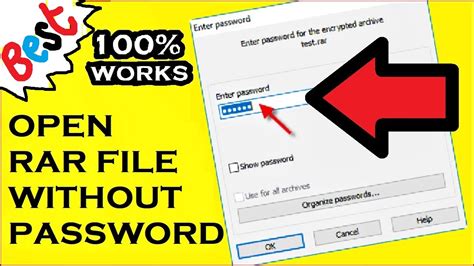 How To Open A Rar File Without Password With Demo โปรแกรม ซิป ไฟล์