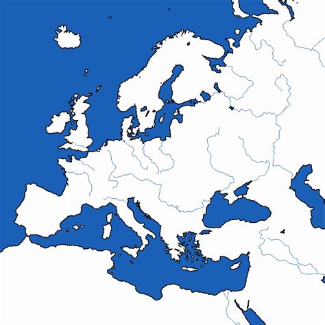 Europe Map 3d Vector Clip Art Library