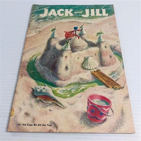 jack and jill magazine august 1953 complete with uncut paper doll page £7 85 picclick uk