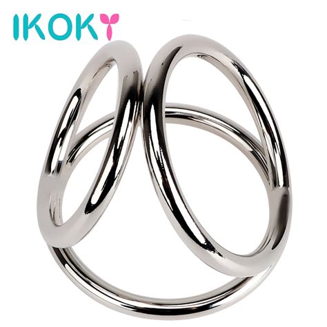 Buy Ikoky Penis Rings Stainless Steel Male Chastity