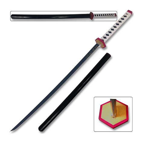 Demon Slayer Giyu Tomioka 41 Inch Foam Replica Samurai Sword Oriental