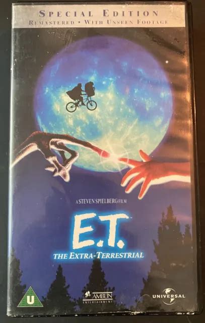 Et The Extra Terrestrial Vhs Special Edition 20th Anniversary £695