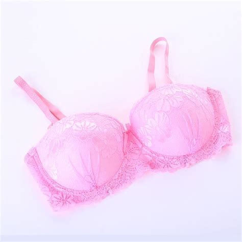 Buy Sexy Push Up Women Lace Bras Under The Thin Thick Gathered Strapless Plus Size Brassiere