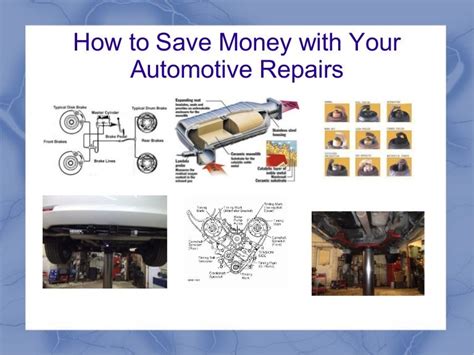 How To Save Money With Your Automotive Repairs