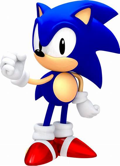 Sonic Hedgehog Classic Anniversary 25th Clipart Render