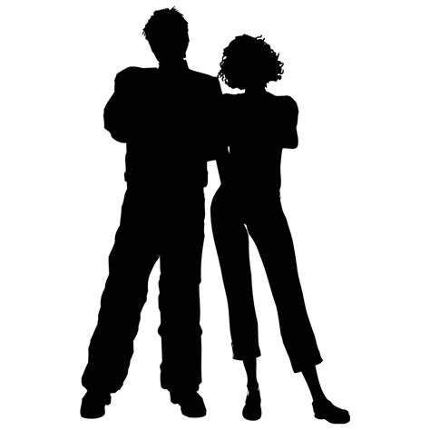Man And Woman Silhouette Clipart Clipart Best Clipart Best