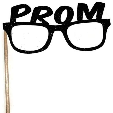 Prom Photo Booth Props 13pc Photo Booth Props With Glitter Etsy