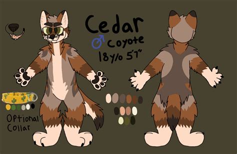 Finally Made A Full Ref Of My Fursona It Was Pretty Hard To Do On My